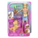 Barbie Puppe mit Hund auf Rollschuhen blond Barbie Puppe mit Hund auf Rollschuhen blond