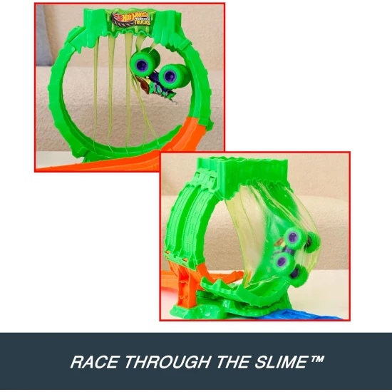 Mattel Hot Wheels Monster Trucks Mutant Chaos Loop Strecke 25JMK91