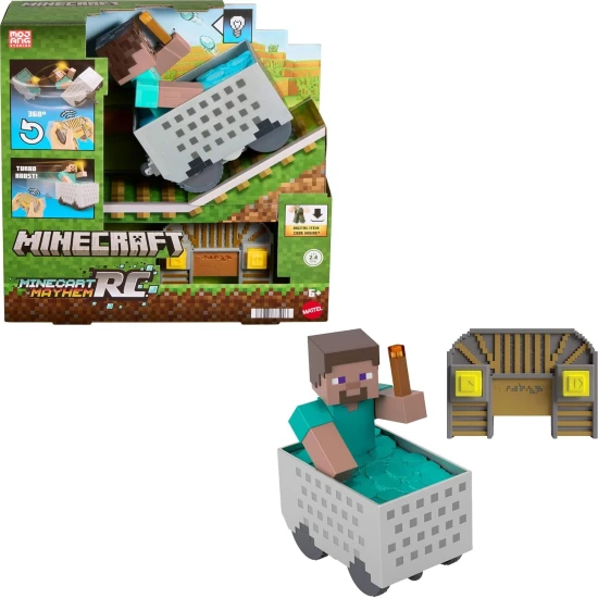 Minecraft Grubenwagen mit Steve Mattel Minecraft Grubenwagen mit Steve 25JMT40