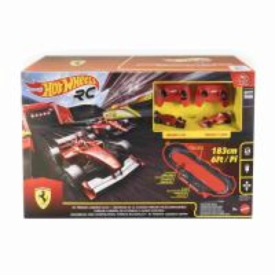 Hot Wheels RC Ferrari mit Rennstrecke Hot Wheels RC Ferrari mit Rennstrecke
