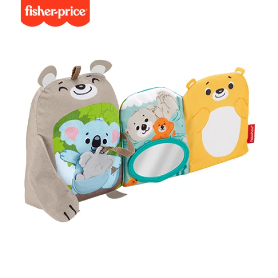 Sensorisches Fisher-Price®-Bilderbuch für Babys mit bunten Seiten und Aktivitäten zur Förderung der Sinne