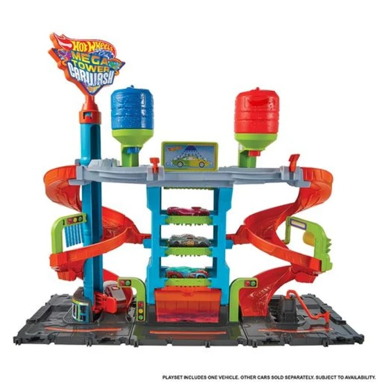 Hot Wheels City Color Shifters Autowaschanlage mit Spirale