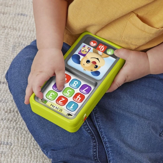 Hunde-Smartphone von Fisher-Price® – Interaktives Lernspielzeug für Kinder mit Tasten und Lichtern