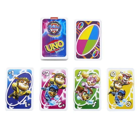 UNO® Junior Paw Patrol Kartenspiel für Kinder mit Charakteren aus Paw Patrol