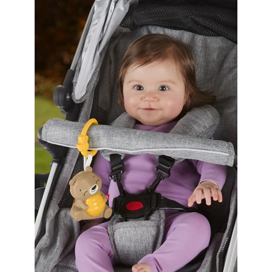 Beruhigender Spielbär Fisher-Price® mit Nachtlicht und Befestigungsmöglichkeit am Kinderwagen für Neugeborene