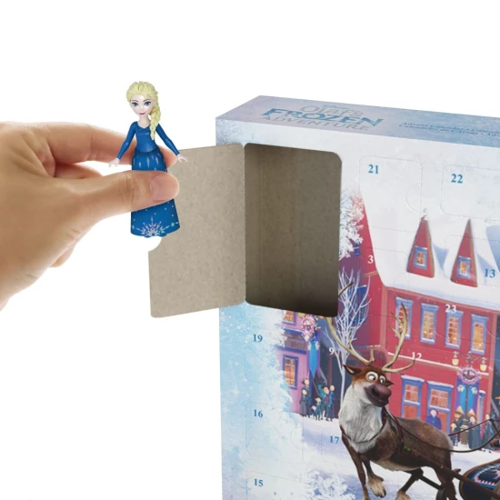 Frozen Adventskalender mit kleinen Puppen von Anna, Elsa, Olaf und Sven 2024