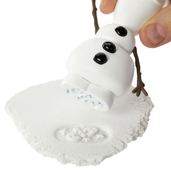 Disney Frozen Puppe Elsa und Olaf mit formbarem Sand für das Erstellen von Szenen.