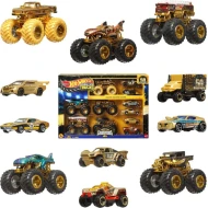 HW Monster Trucks Bigfoot 50-jähriges Jubiläum Set mit Autos & Trucks