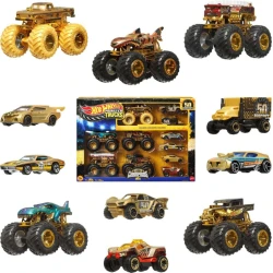 HW Monster Trucks Bigfoot 50-jähriges Jubiläum Set mit Autos & Trucks