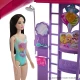 Barbie Traum-Pool mit Rutsche, Whirlpool und Snackbar – Spielzeug für Kinder ab 3 Jahren, ideal für Wasserspaß und Poolpartys.