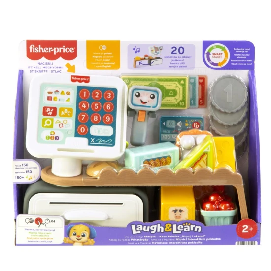 Sprechende interaktive Kasse Fisher-Price mit 15 Tasten und Scanner