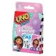 UNO Junior Katzenversion aus Gabby’s Dollhouse Kartenspiel für Kinder mit Charakteren aus der animierten Serie