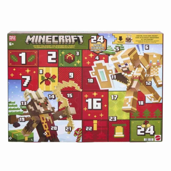 Minecraft Adventskalender Mattel Minecraft Adventskalender 25JMP70