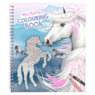Pferde Malbuch mit Stickern