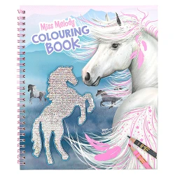 Pferde Malbuch mit Stickern