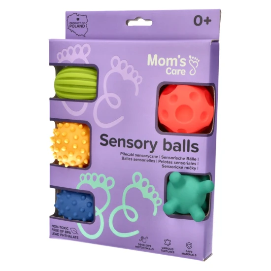 Mom's Care Sensorikbälle 5 Stück Pastell