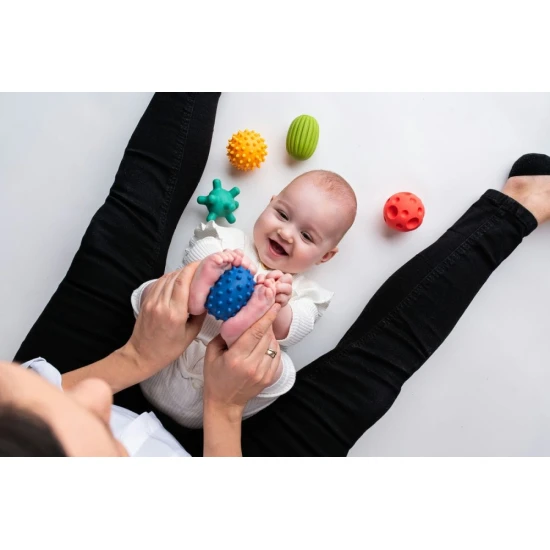 Mom's Care Sensorikbälle 5 Stück Pastell
