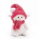Schaf Marshmallow mit himbeerfarbener Mütze 20 cm Schaf Marshmallow mit himbeerfarbener Mütze 20 cm