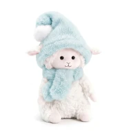 Schaf Marshmallow mit einer Heidelbeermütze 20 cm Schaf Marshmallow mit einer Heidelbeermütze 20 cm