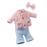 Lucky Kitty Kleidungsset für Katze – Knitted Cherries