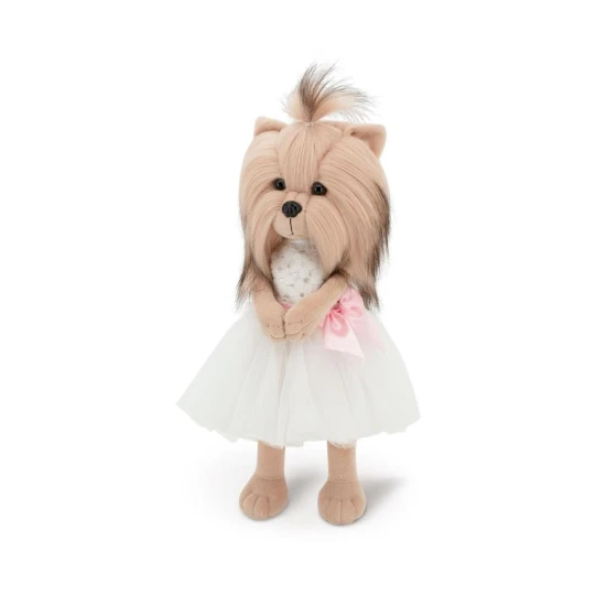 Lucky Doggy Plüsch Hündin Yorkshire - Yoyo White Elegance Orange Toys