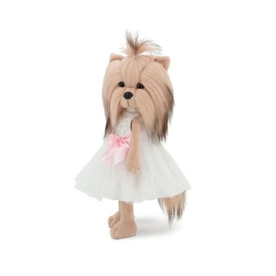 Lucky Doggy Plüsch Hündin Yorkshire - Yoyo White Elegance Orange Toys