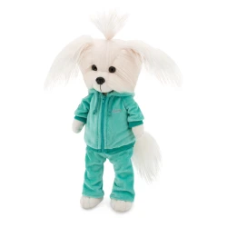 Lucky Doggy Plüschhund Malteser Hündin – Mimi Fitness Mint