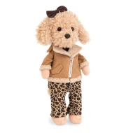 Lucky Doggy Plüschhund Pudel – Fendy Leopard Outfit
