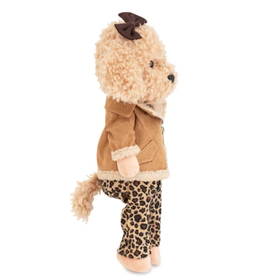 Lucky Doggy Plüschhund Pudel – Fendy Leopard Outfit