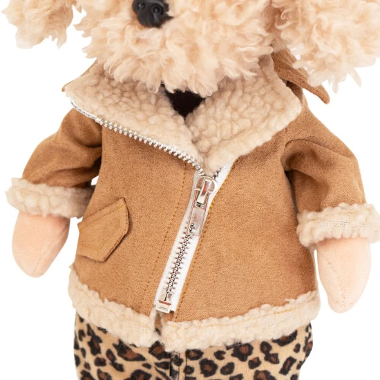 Lucky Doggy Plüschhund Pudel – Fendy Leopard Outfit