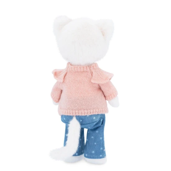 Lucky Kitty Plüschkatze Sophie – Denim Hearts