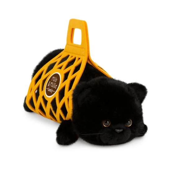 Milo&Millie Plüschkatze Milo schwarz 35 cm