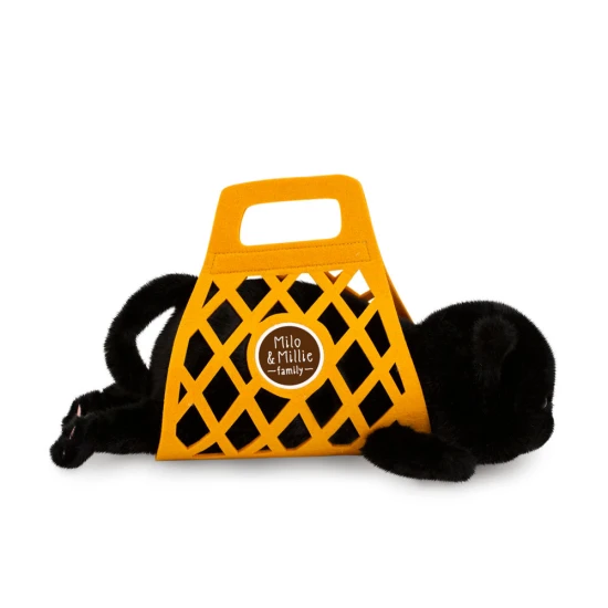 Milo&Millie Plüschkatze Milo schwarz 35 cm