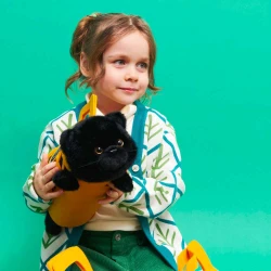 Milo&Millie Plüschkatze Milo schwarz 35 cm