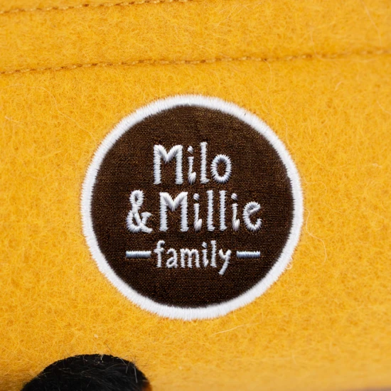 Milo&Millie Plüschkätzchen schwarz 13 cm