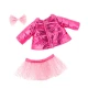 Lucky Doggy Hundebekleidungsset Pink Jacket Orange Toys