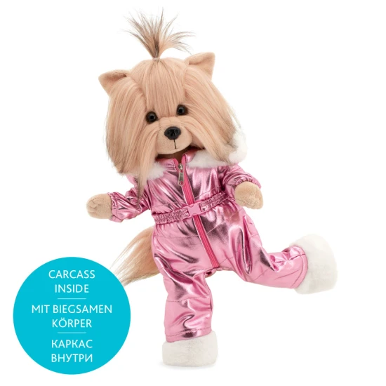Lucky Doggy Plüschhund Yorkshire Terrier – Yoyo Mountain Stroll Orange Toys