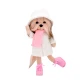Lucky Doggy Plüschhund Yorkshire Terrier – Yoyo Fashion Winter Lucky Doggy Plüschhund Yorkshire Terrier - Yoyo Fashion Winter Orange Toys
