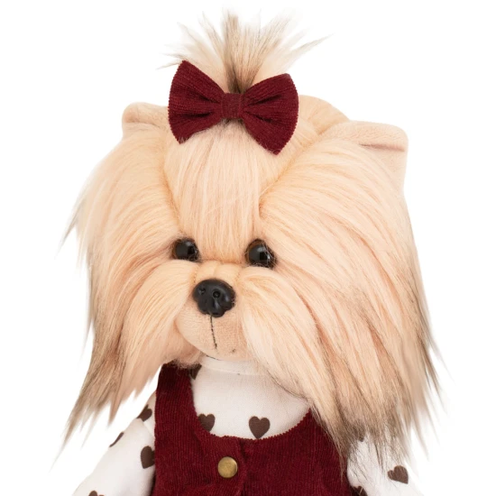 Lucky Doggy Plüschhund Yorkshire Terrier - Yoyo Cozy Casual Orange Toys
