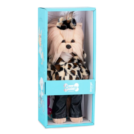 Lucky Doggy Plüschhund Yorkshire Terrier – Yoyo Street Style Orange Toys