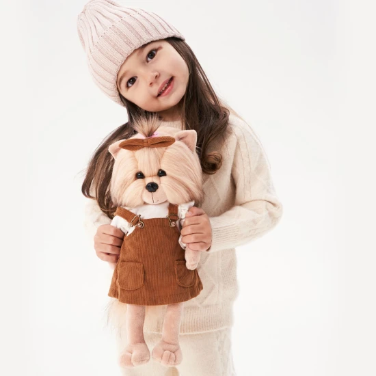 Lucky Doggy Plüschhund Yorkshire Terrier – Yoyo Autumn Mood Orange Toys