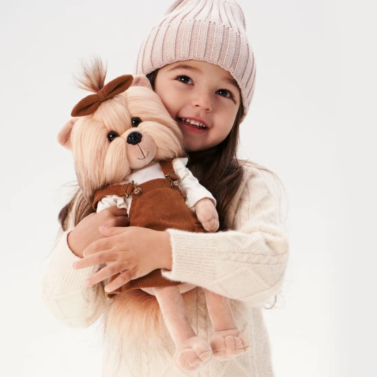 Lucky Doggy Plüschhund Yorkshire Terrier – Yoyo Autumn Mood Orange Toys