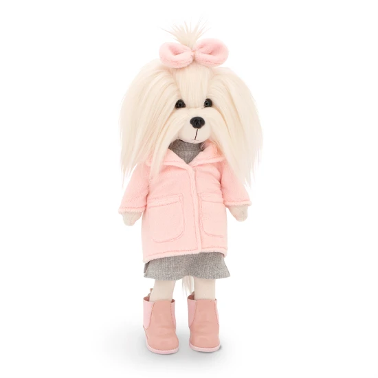 Lucky Doggy Plüschhund Malteser Hündin – Mimi Fashion Winter Lucky Doggy Plüsch Hündin Malteser - Mimi Fashion Winter Orange Toys