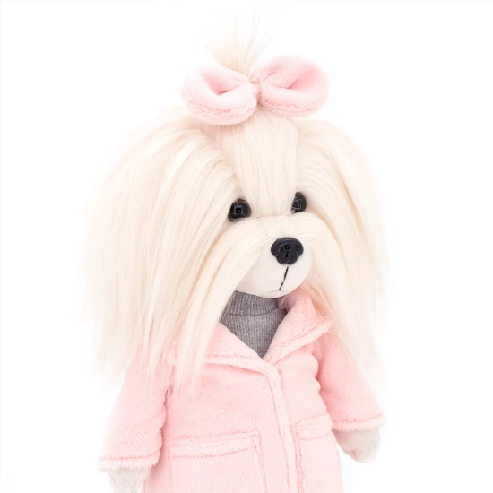 Lucky Doggy Plüschhund Malteser Hündin – Mimi Fashion Winter Lucky Doggy Plüsch Hündin Malteser - Mimi Fashion Winter Orange Toys