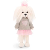 Lucky Doggy Plüschhund Malteser Hündin - Mimi Pink Heart