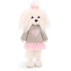 Lucky Doggy Plüschhund Malteser Hündin - Mimi Pink Heart