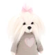 Lucky Doggy Plüsch Hündin Malteser - Mimi Pink Heart Orange Toys
