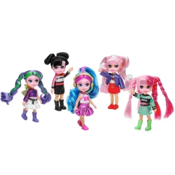 Orbico K-Pop Diva Squad Junior-Set, 5 Puppen, 13 cm