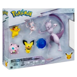 Orbico Pokémon 5er-Figurenset (Pikachu, Pichu, Mew, Jigglypuff und Mewtwo)