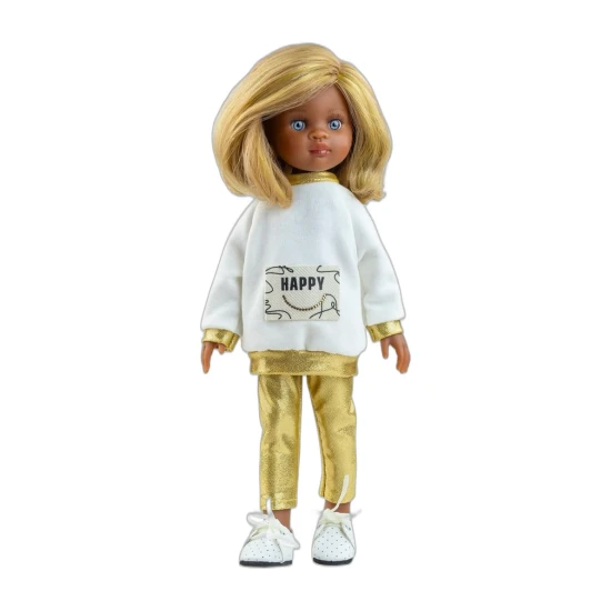 Paola Reina Puppe Kira – mit Bubikopf-Frisur